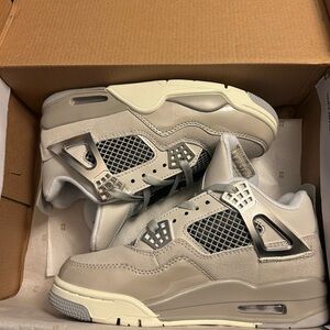Gray Air Jordan 4’s